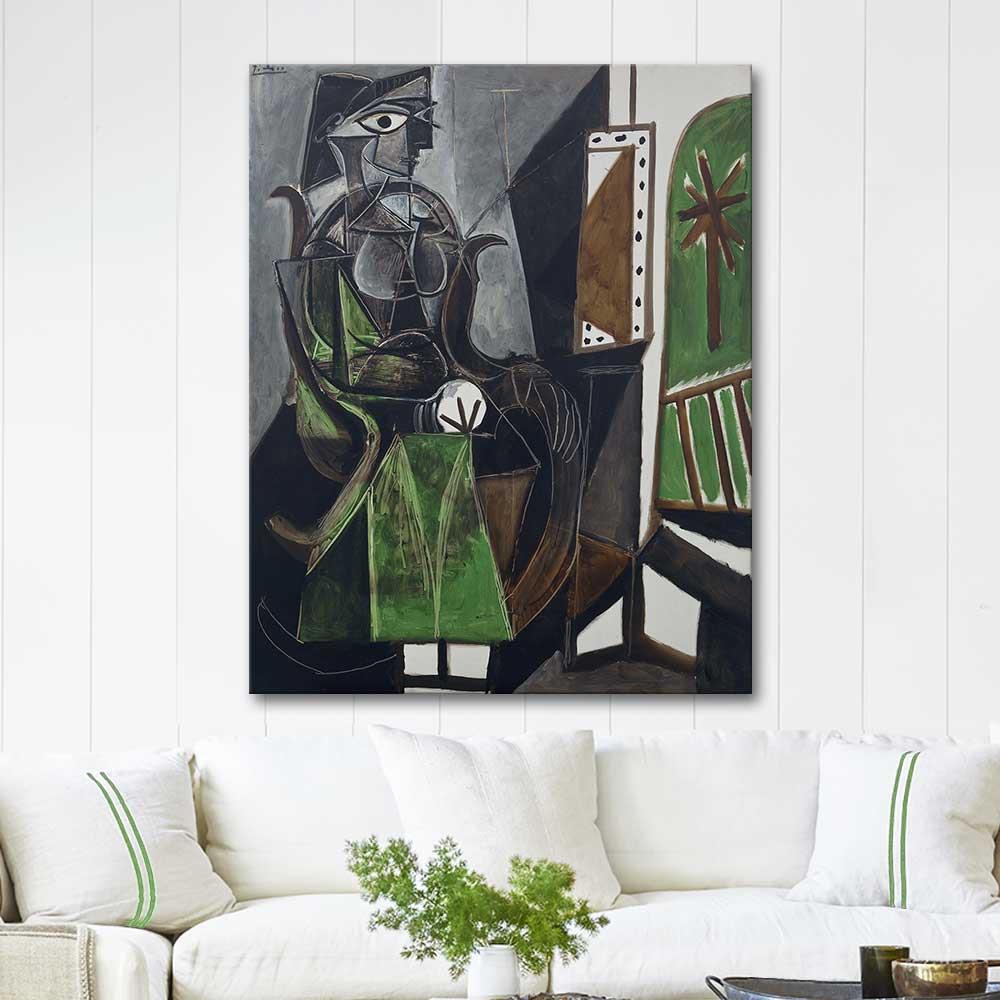 Pablo Picasso Woman by a Window Art Print