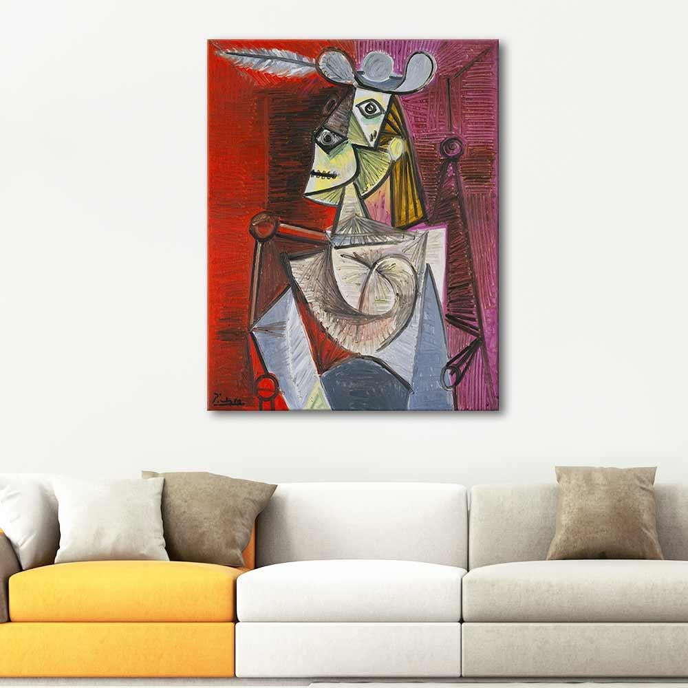 Pablo Picasso Woman in an Armchair Art Print