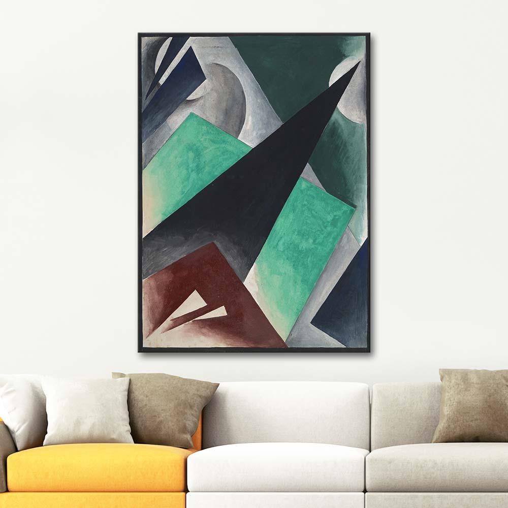 Lyubov Popova Resimsel Mimari 01 Kanvas Tablo