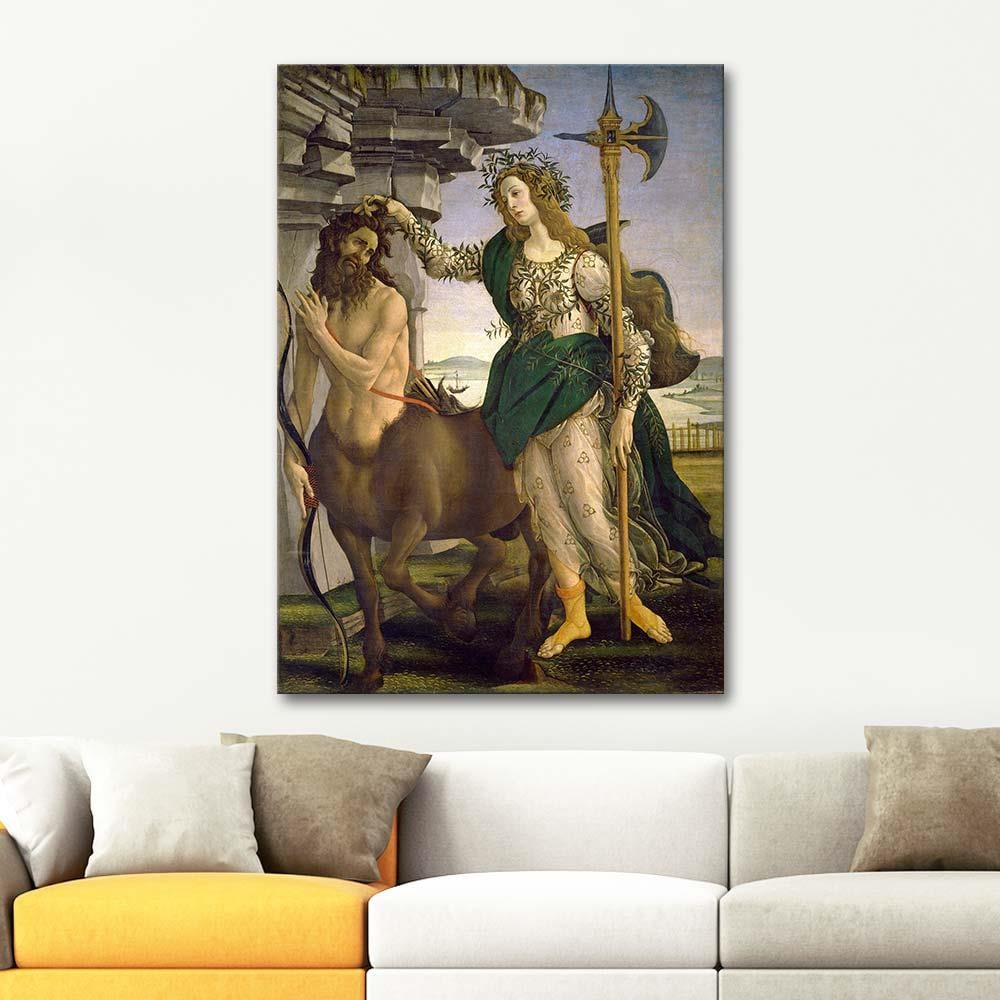 Pallas and the Centaur by Sandro Botticelli as Art Print