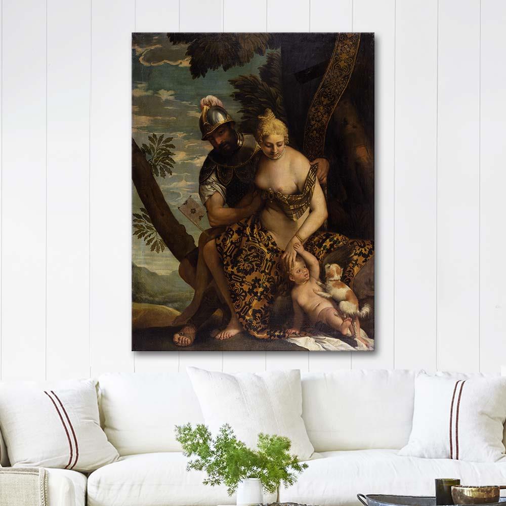 Paolo Veronese Mars and Venus Art Print