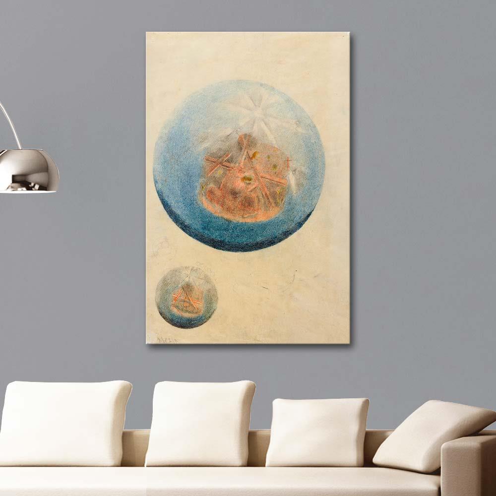 Paradiesgarten in Glaskugel by Otto Meyer-Amden as Art Print