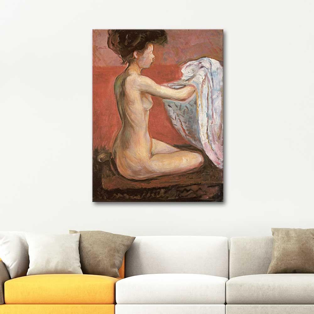Paris Nude by Edvard Munch as Art Print
