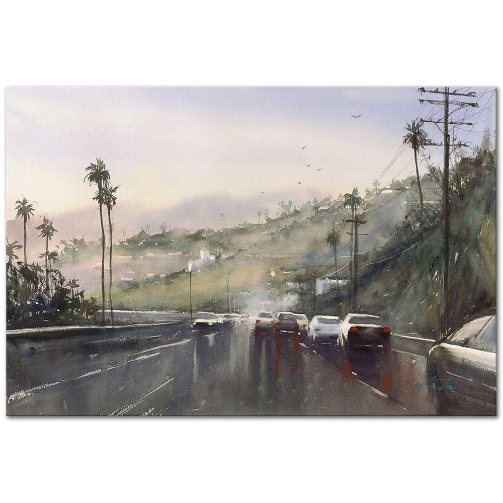Pasific Coast High Way as Art Print