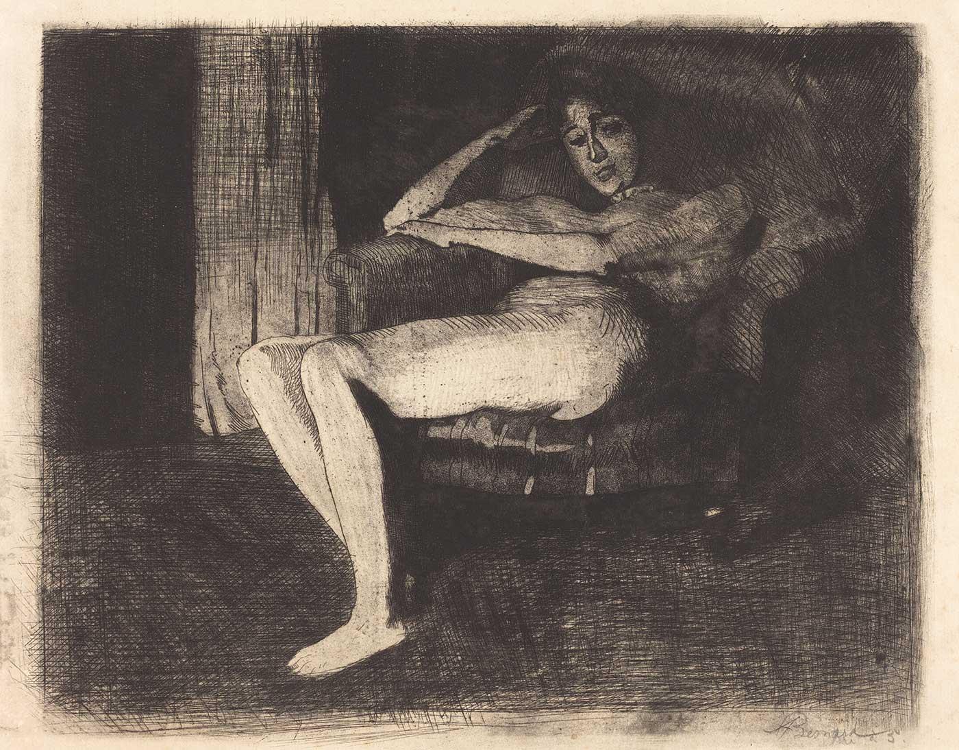Paul Albert Besnard Intimate Fantasy Art Print