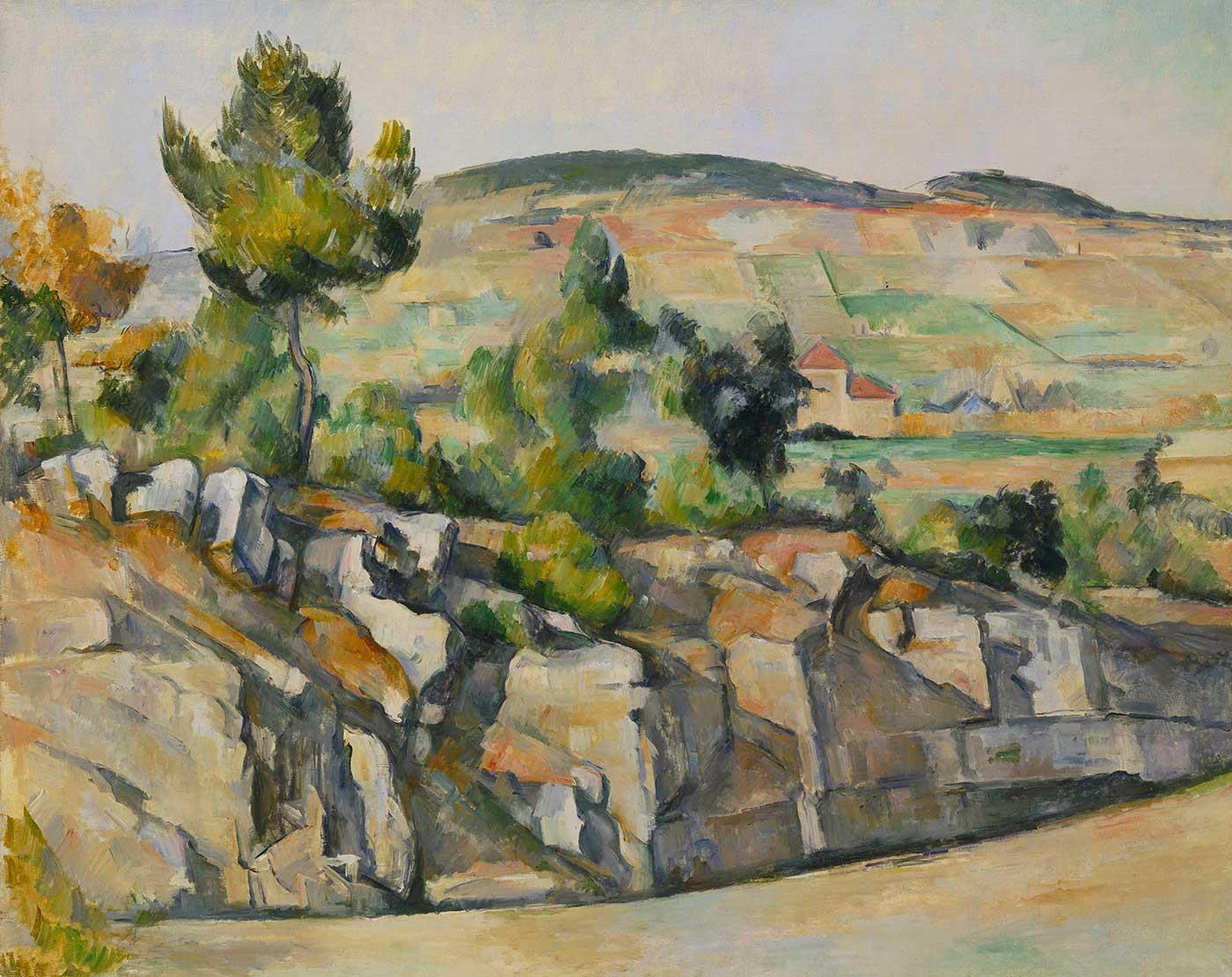 Paul Cezanne Hillside in Provence Art Print