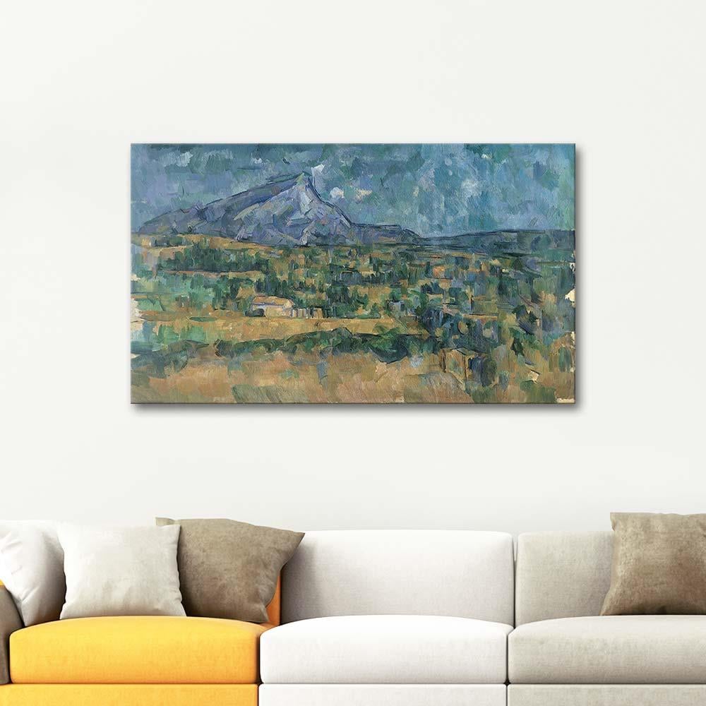 Paul Cezanne Sainte Victoire Dağı Kanvas Tablo