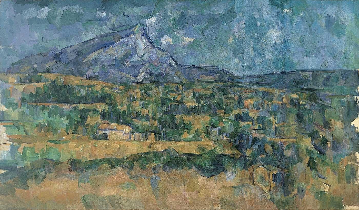 Paul Cezanne Sainte Victoire Dağı Kanvas Tablo