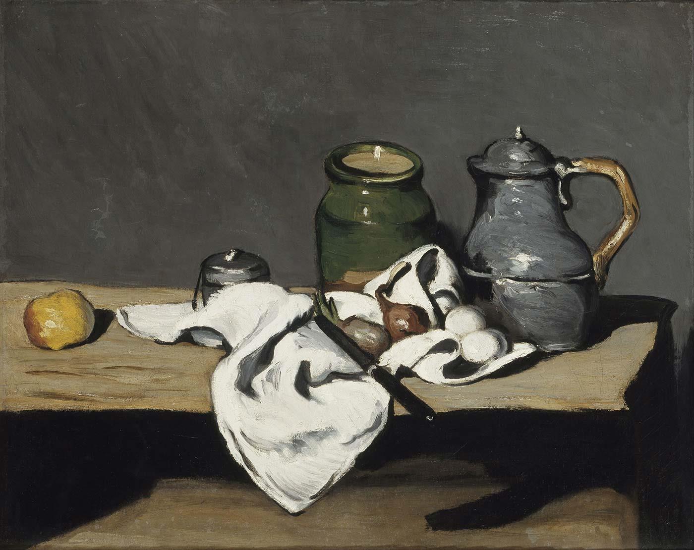 Paul Cezanne Still Life with Kettle Art Print