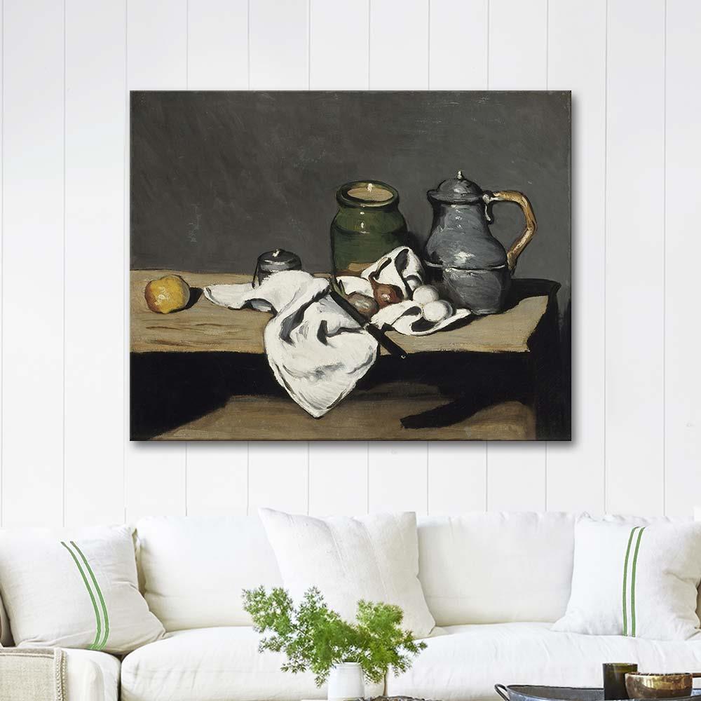 Paul Cezanne Still Life with Kettle Art Print