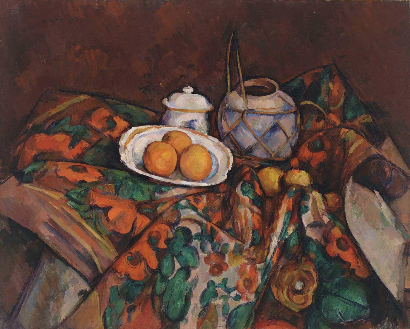 Paul Cezanne Portakallar Kanvas Tablo