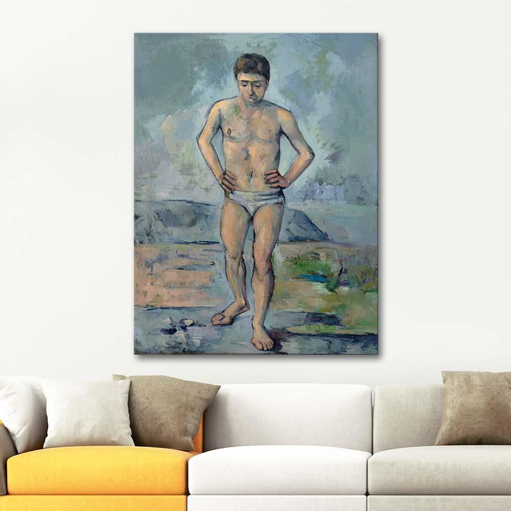 Paul Cezanne Yıkanan Kanvas Tablo
