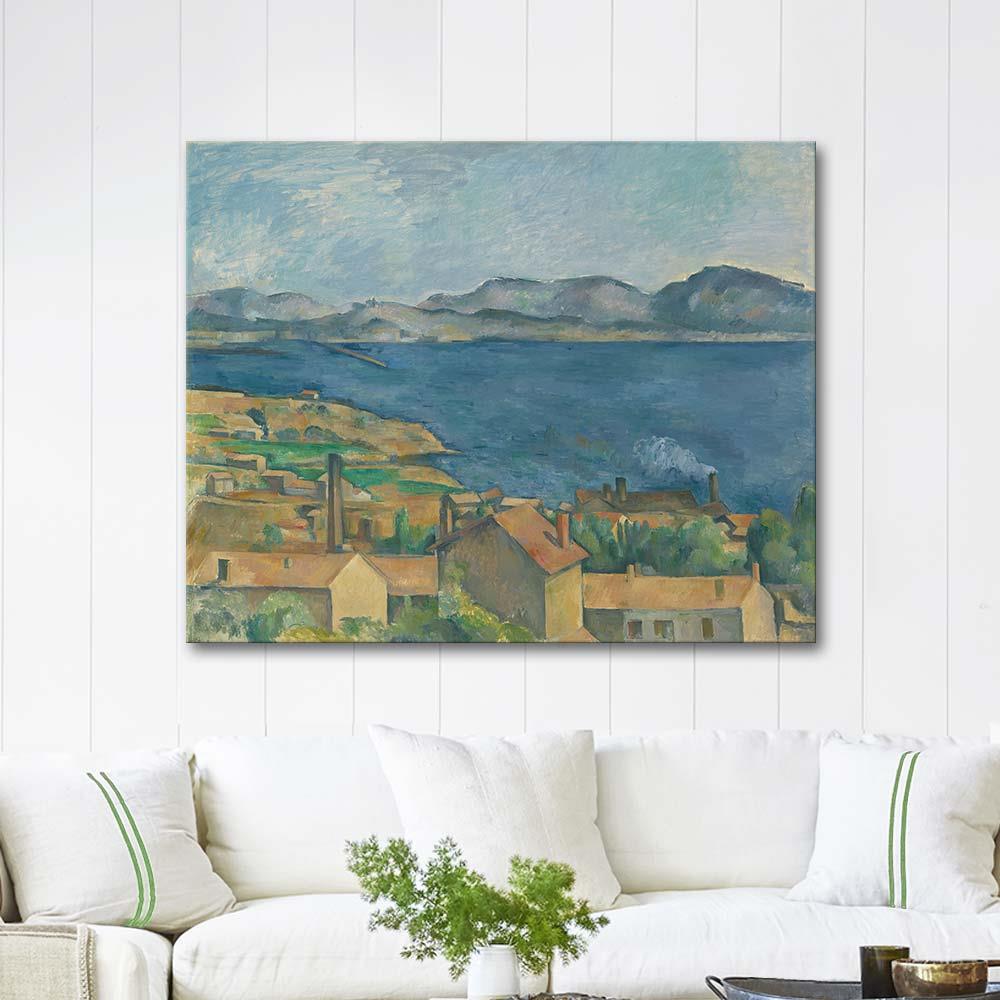 Paul Cezanne The Bay of Marseilles Seen from L'estaque Art Print