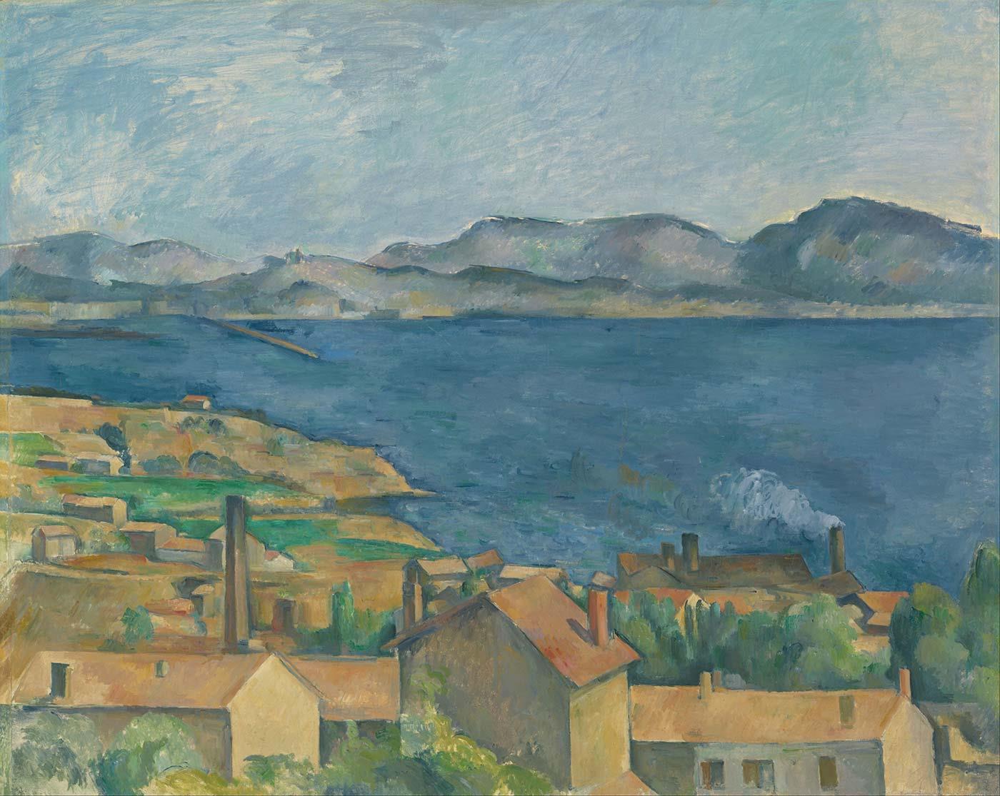 The Bay of Marseilles Seen from L'estaque by Paul Cezanne