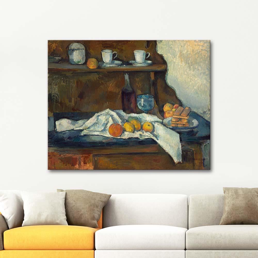 Paul Cezanne Büfe Kanvas Tablo