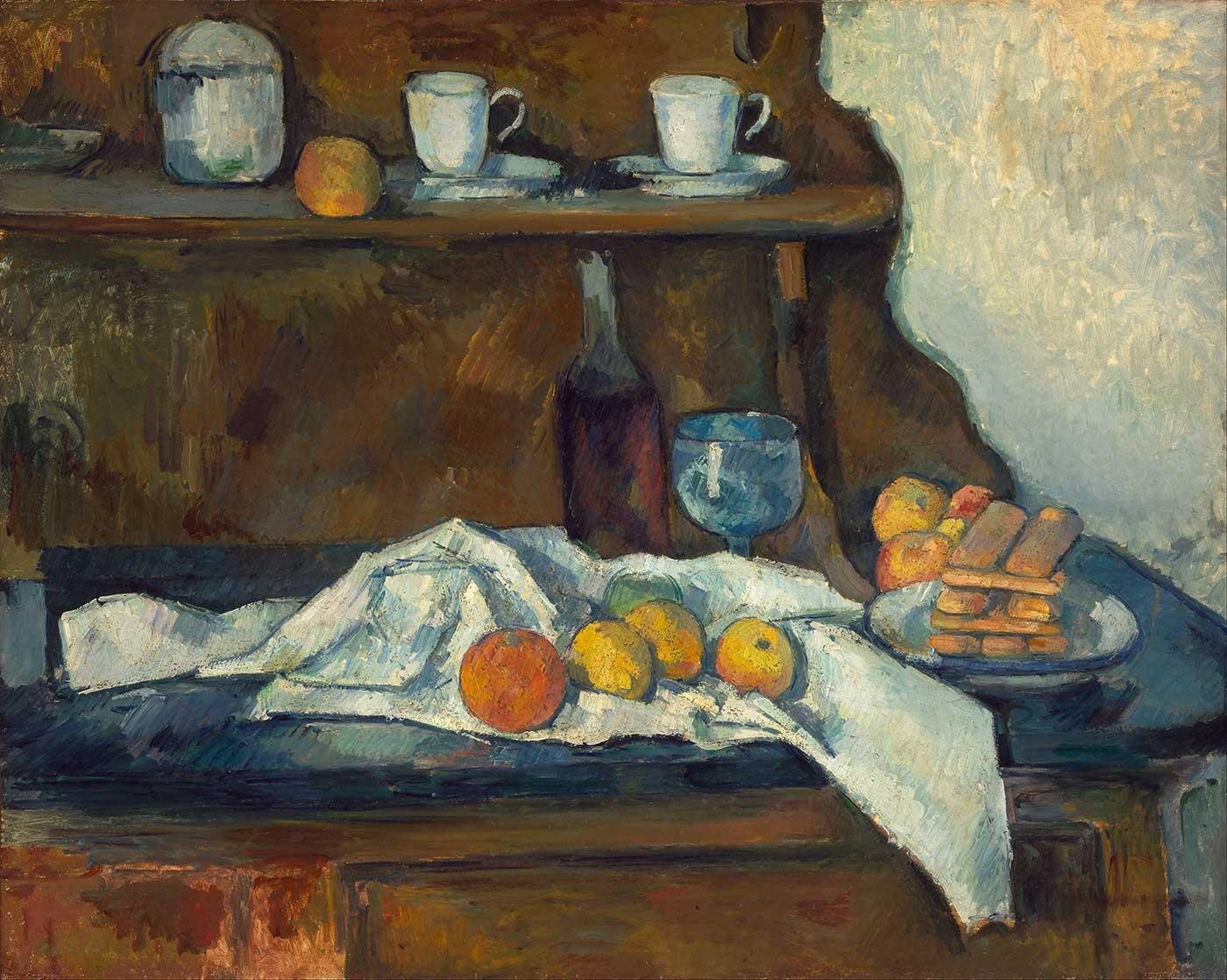 Paul Cezanne Büfe Kanvas Tablo