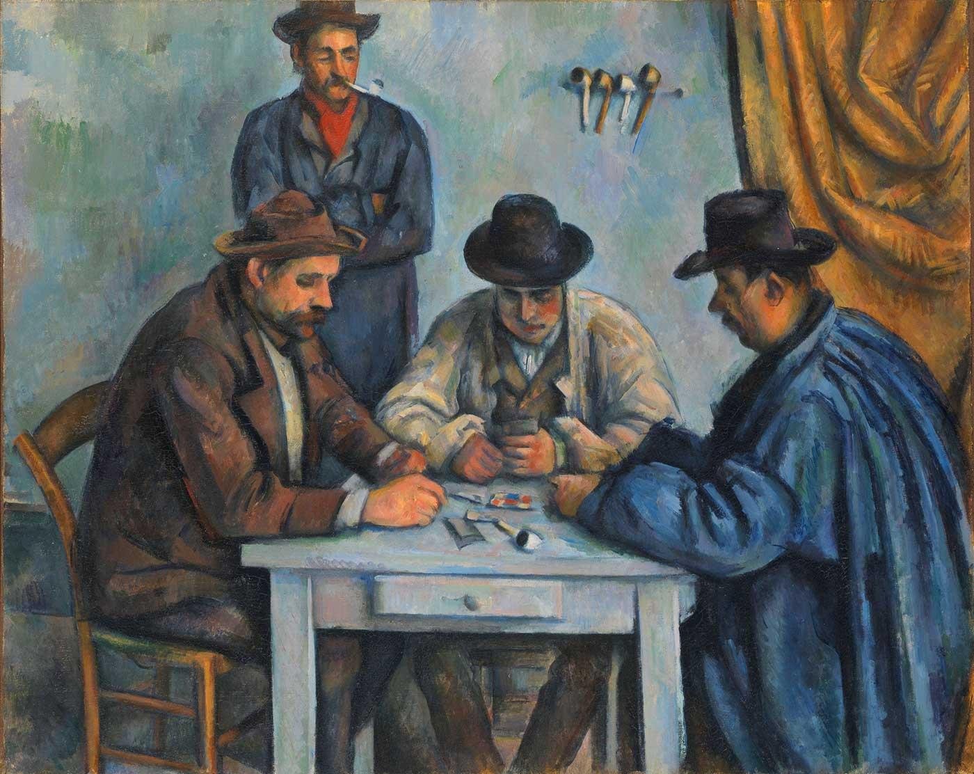 The Card Players by Paul Cezanne