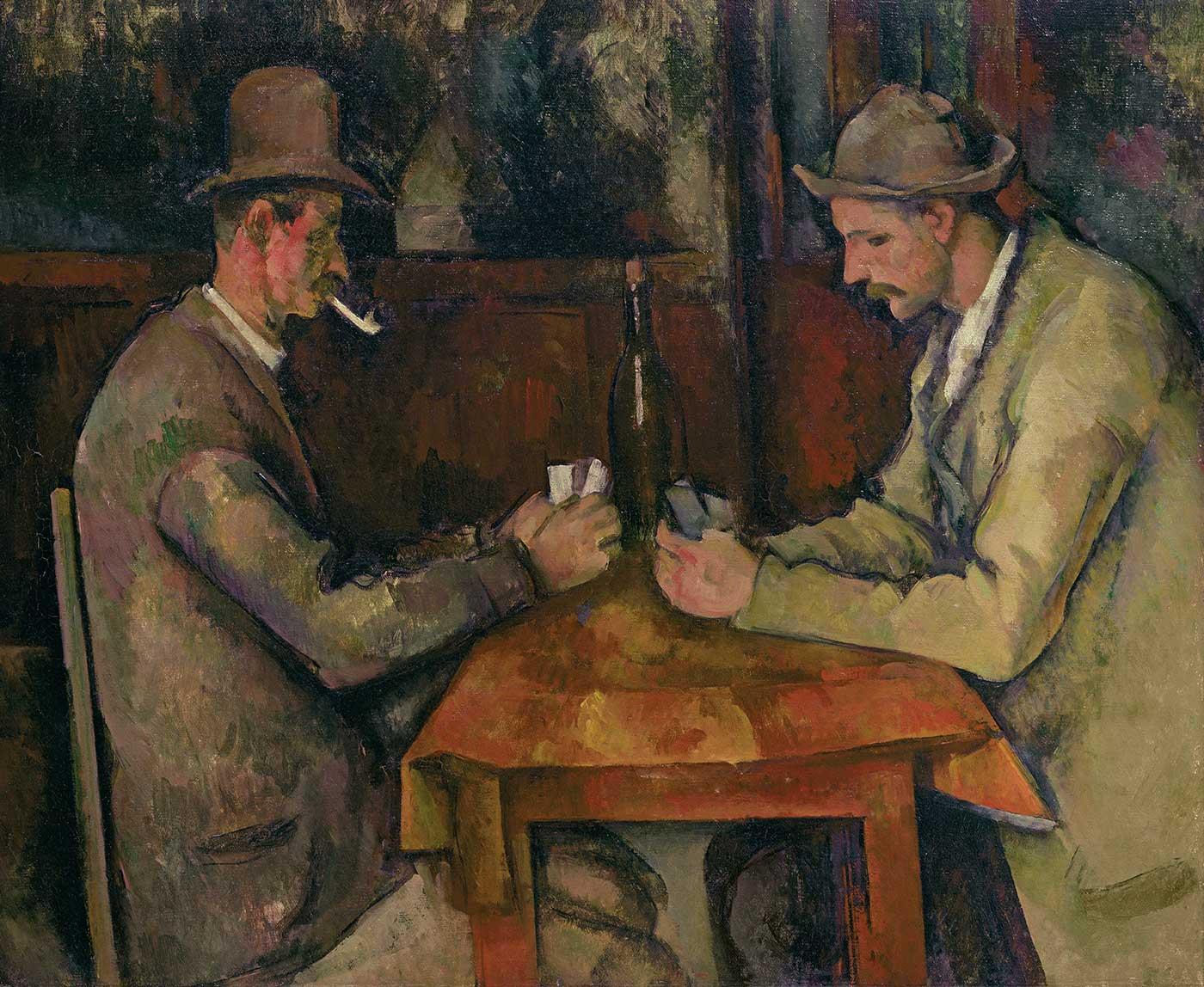 Paul Cezanne Kart Oynayanlar Kanvas Tablo