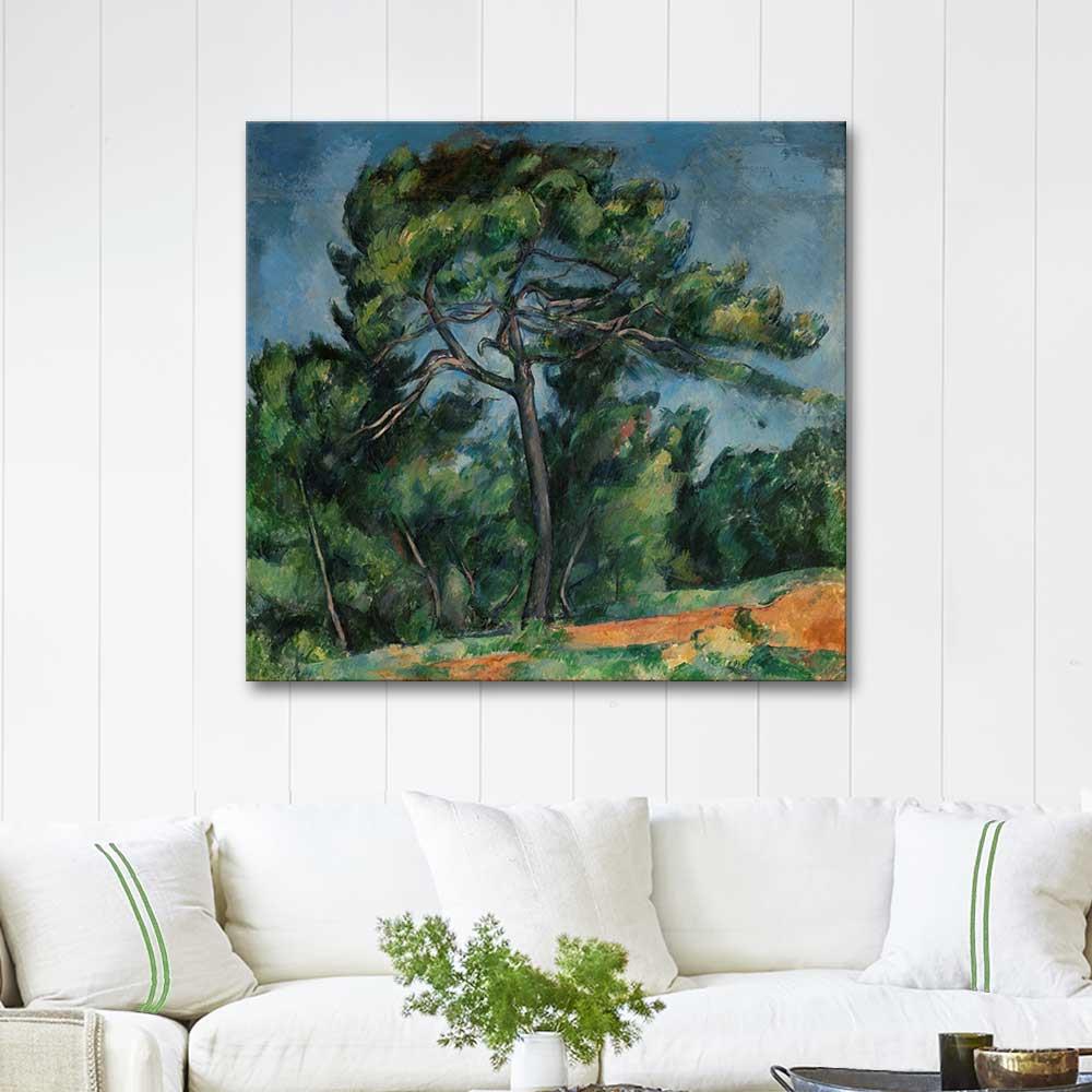 Paul Cezanne The Great Pine Art Print