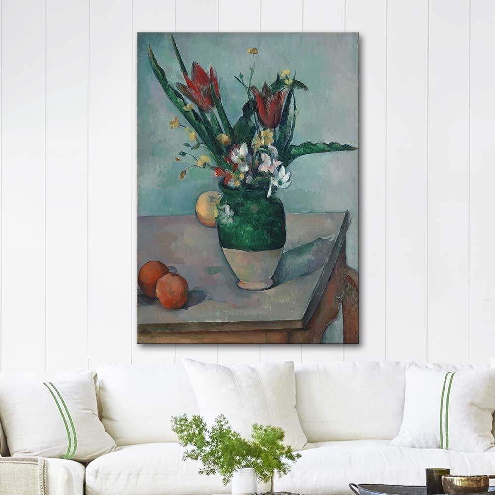 Paul Cezanne The Vase of Tulips Art Print