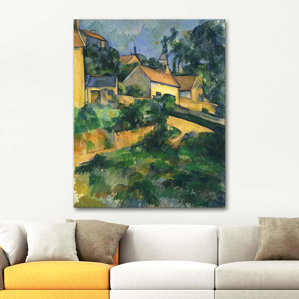 Paul Cezanne Turning Road at Montgeroult Art Print