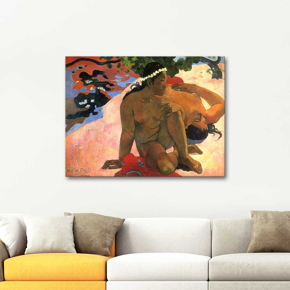 Paul Gauguin Are You Jealous? Art Print