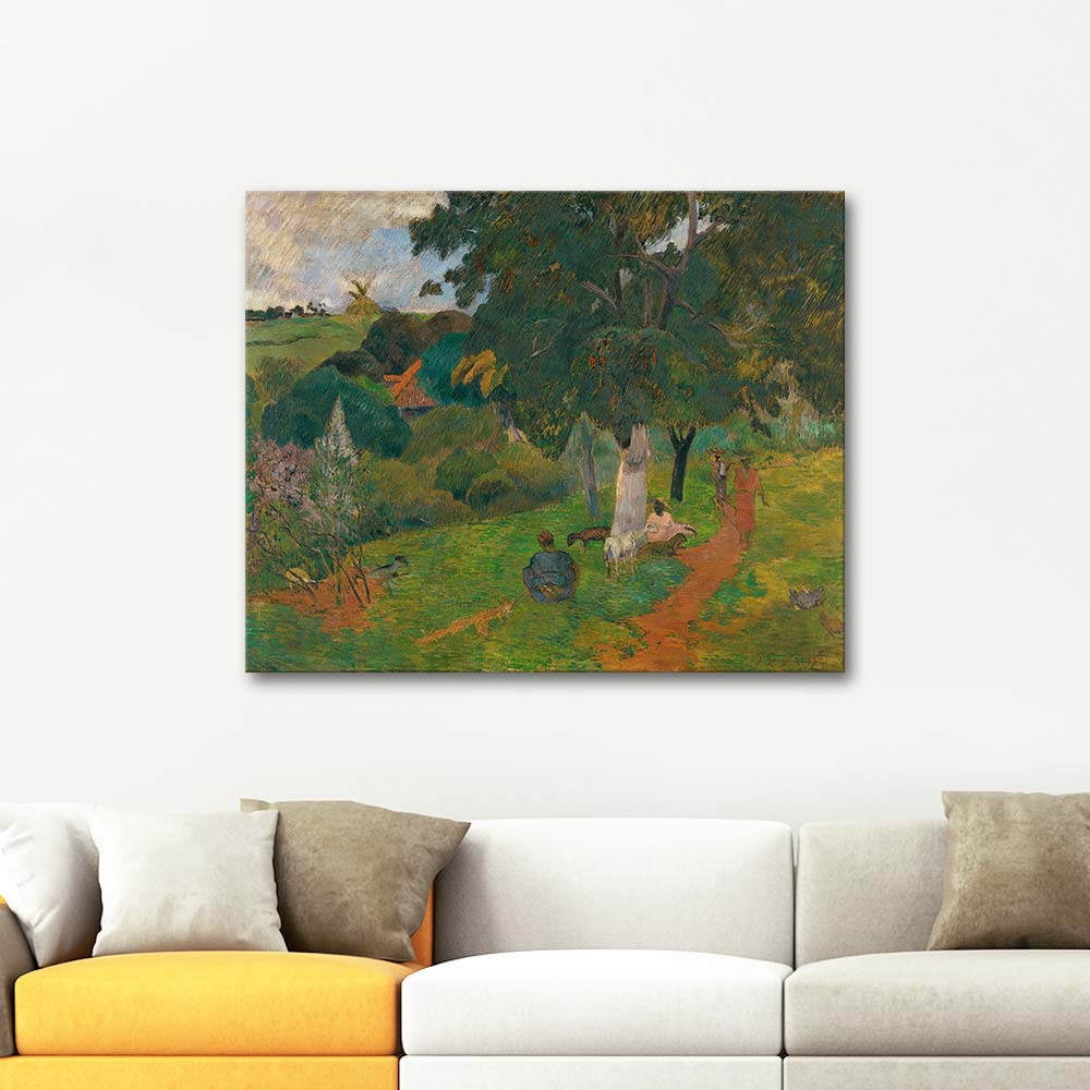 Paul Gauguin Coming And Going Martinique Art Print