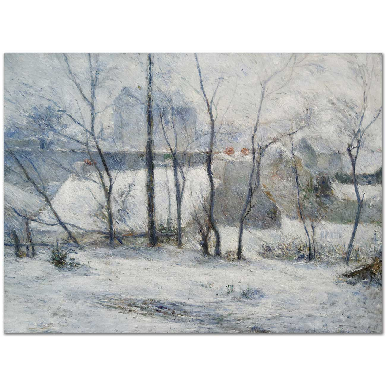 Paul Gauguin Kış Manzarası Kanvas Tablo