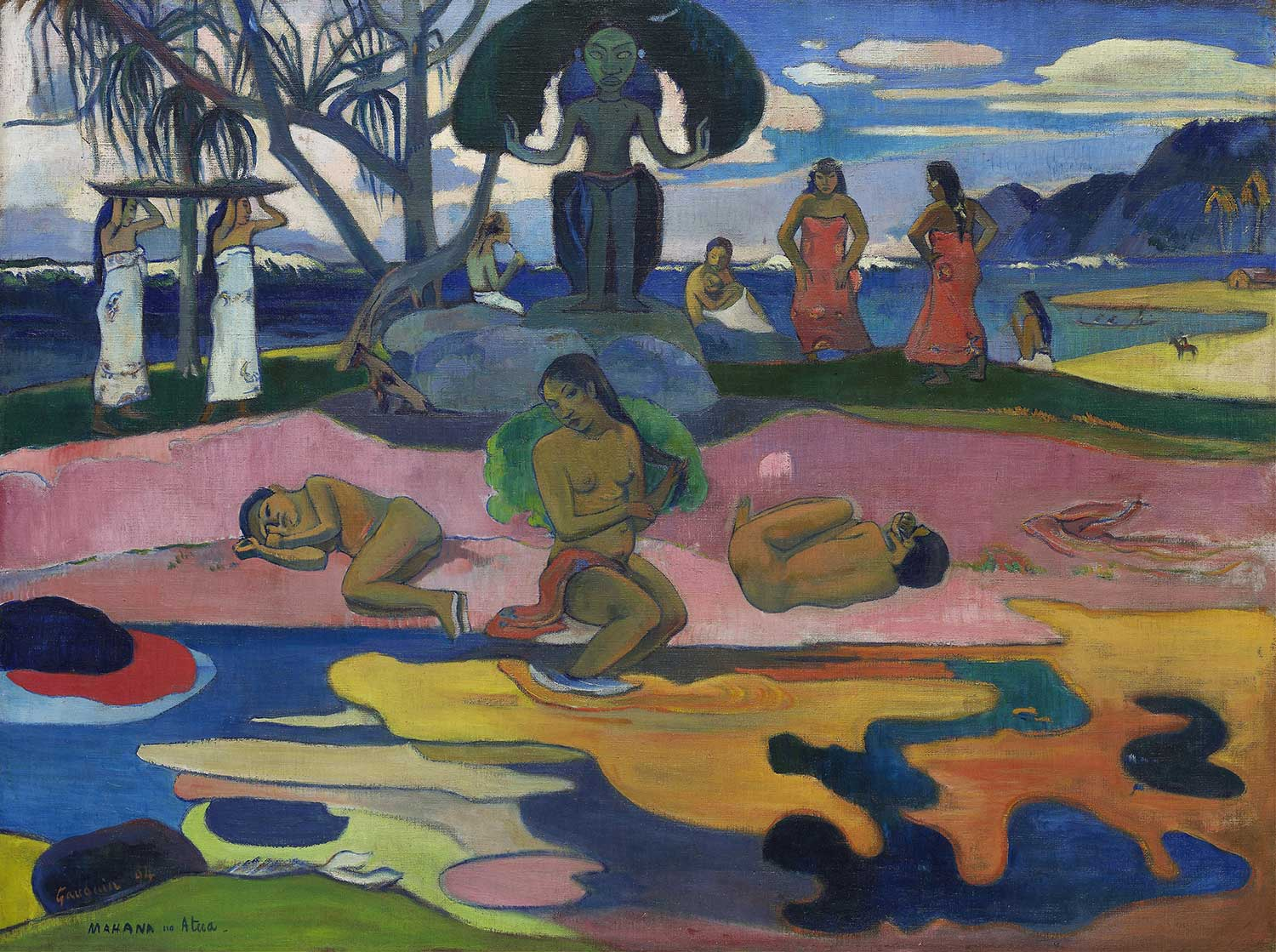 Paul Gauguin Mahana No Atua Day Of The God Art Print
