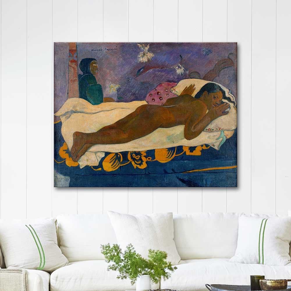 Paul Gauguin The Sprit Of The Dead Keeps Watch Art Print