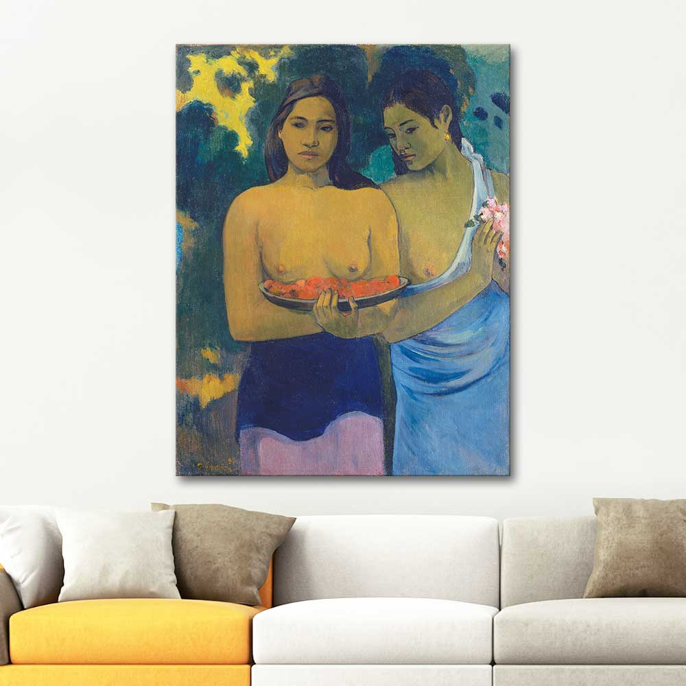 Paul Gauguin Two Tahitian Women Art Print