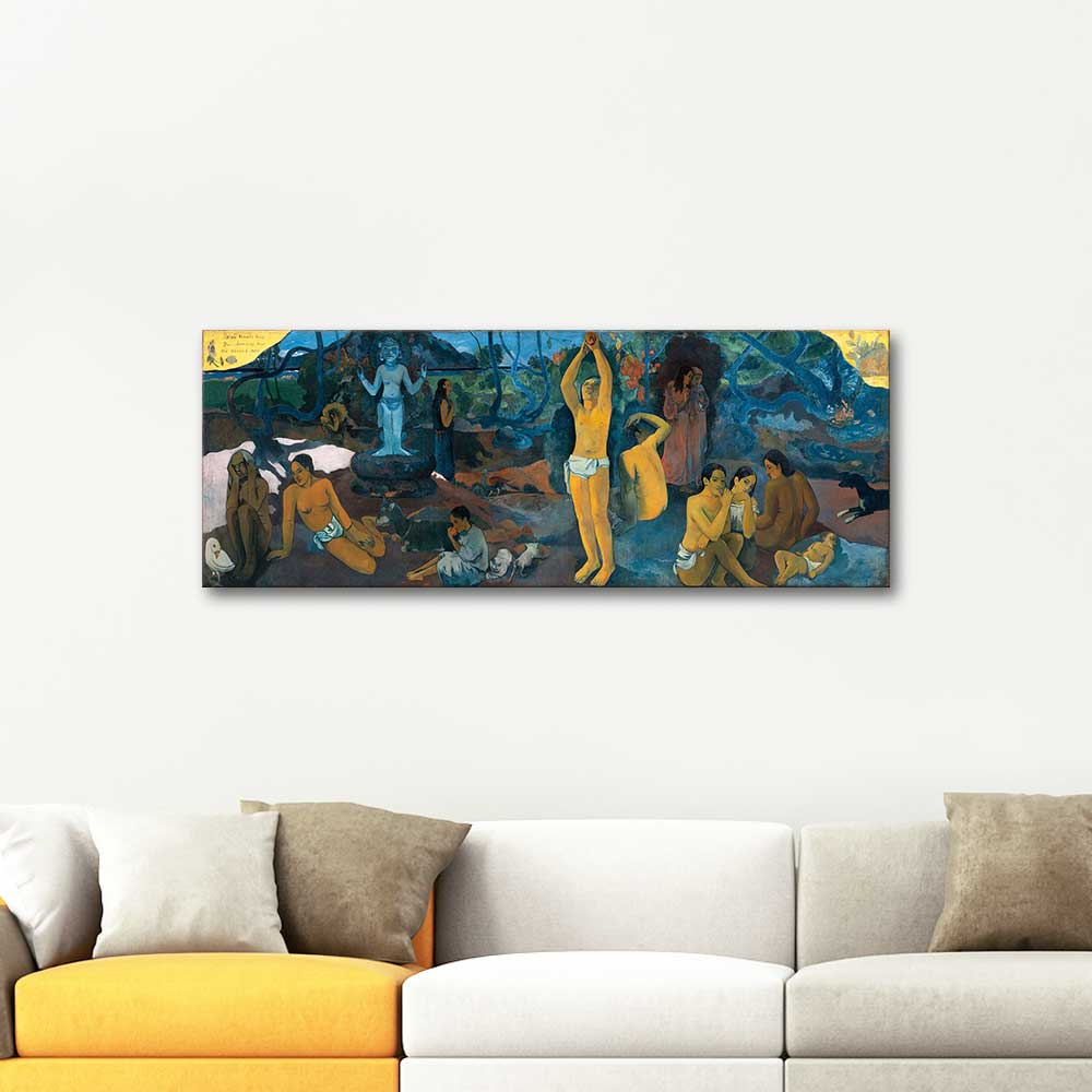 Paul Gauguin Nereden Geliyoruz Kimiz Nereye Gidiyoruz Kanvas Tablo