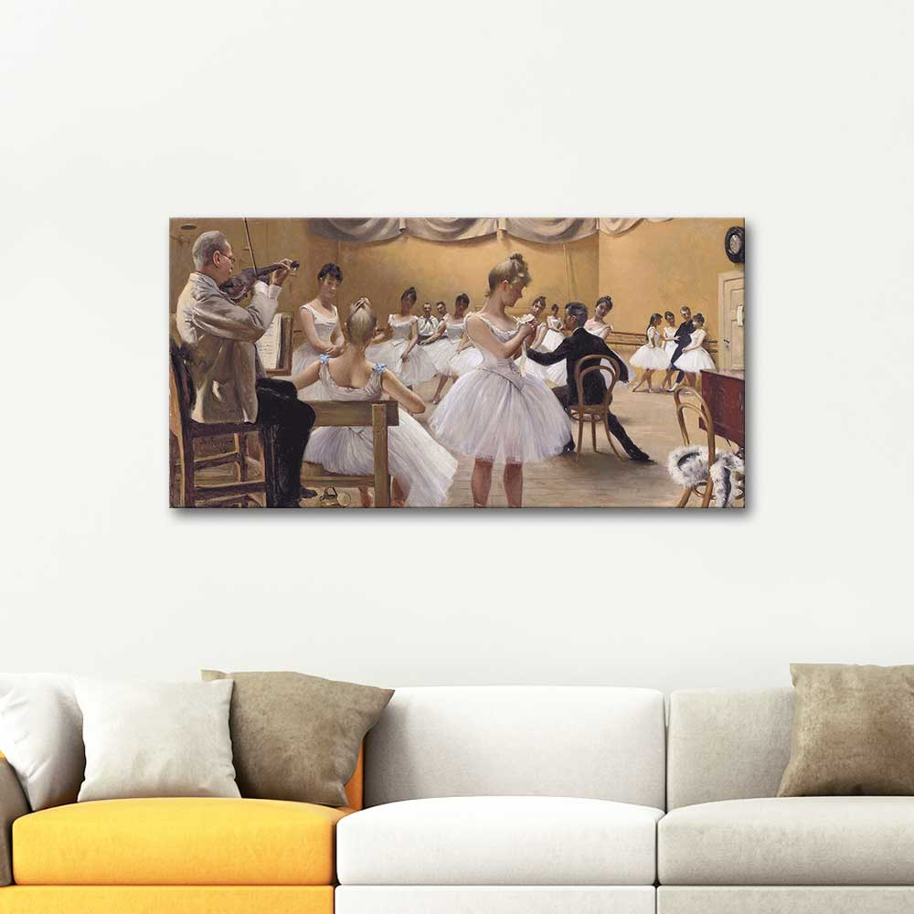 Paul Gustave Fischer Ballet School Art Print