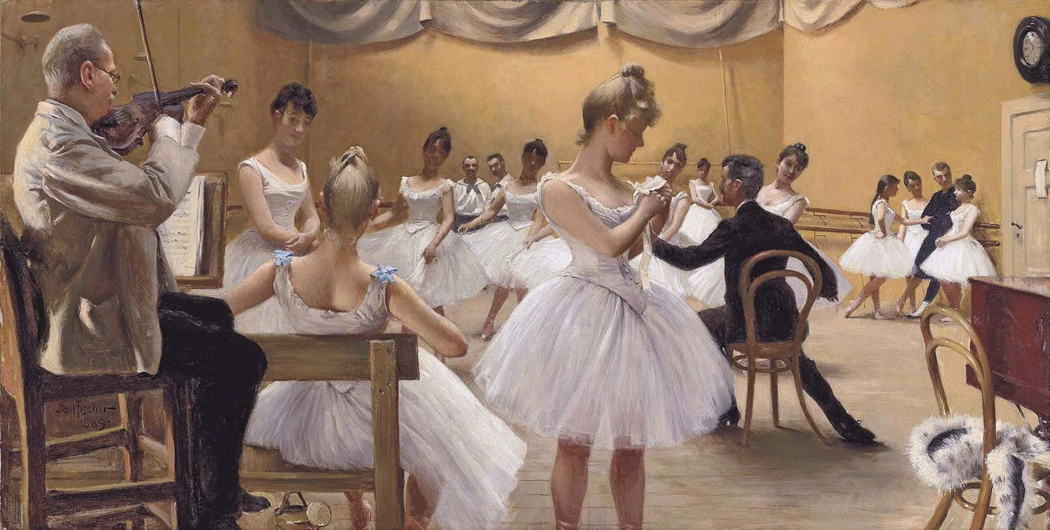 Ballet School by Paul Gustave Fischer