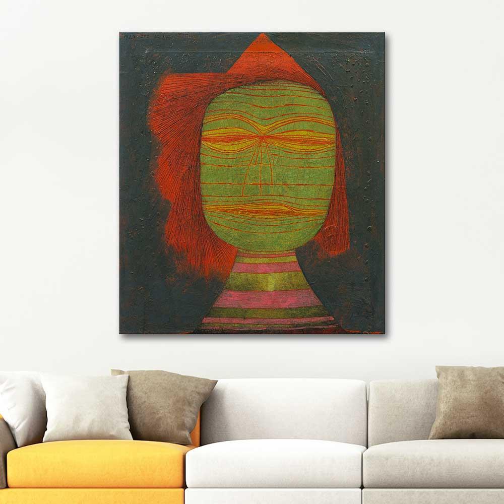 Paul Klee Aktör Maskesi Kanvas Tablo