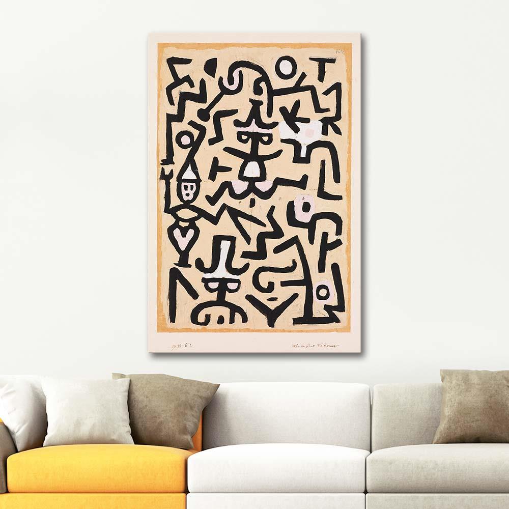 Paul Klee Comedian's Handbill Art Print