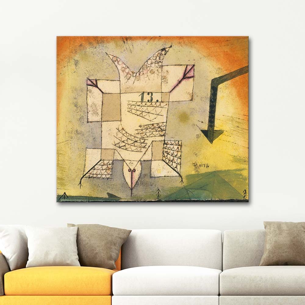 Paul Klee Falling Bird Art Print
