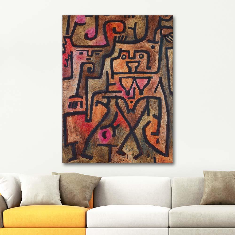 Paul Klee Forest Witches Art Print