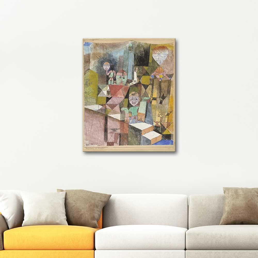 Paul Klee Mucizenin Sunumu Kanvas Tablo