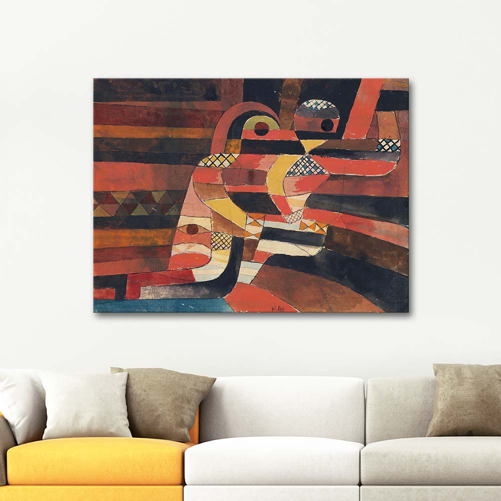 Paul Klee Lovers Art Print