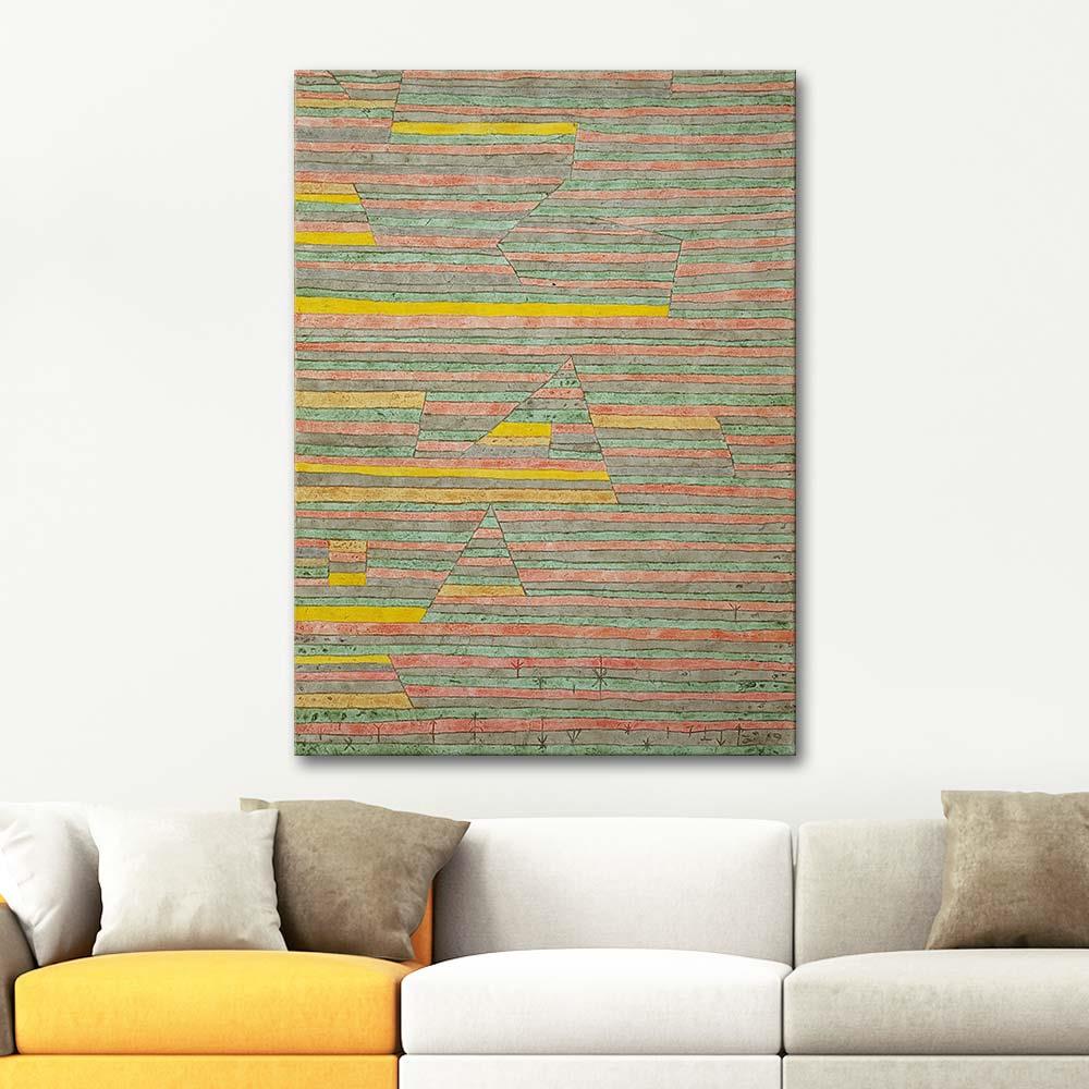 Paul Klee Monuments At G Art Print