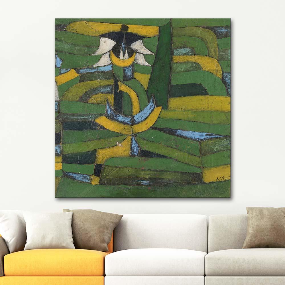 Paul Klee White Blossom In The Garden Art Print