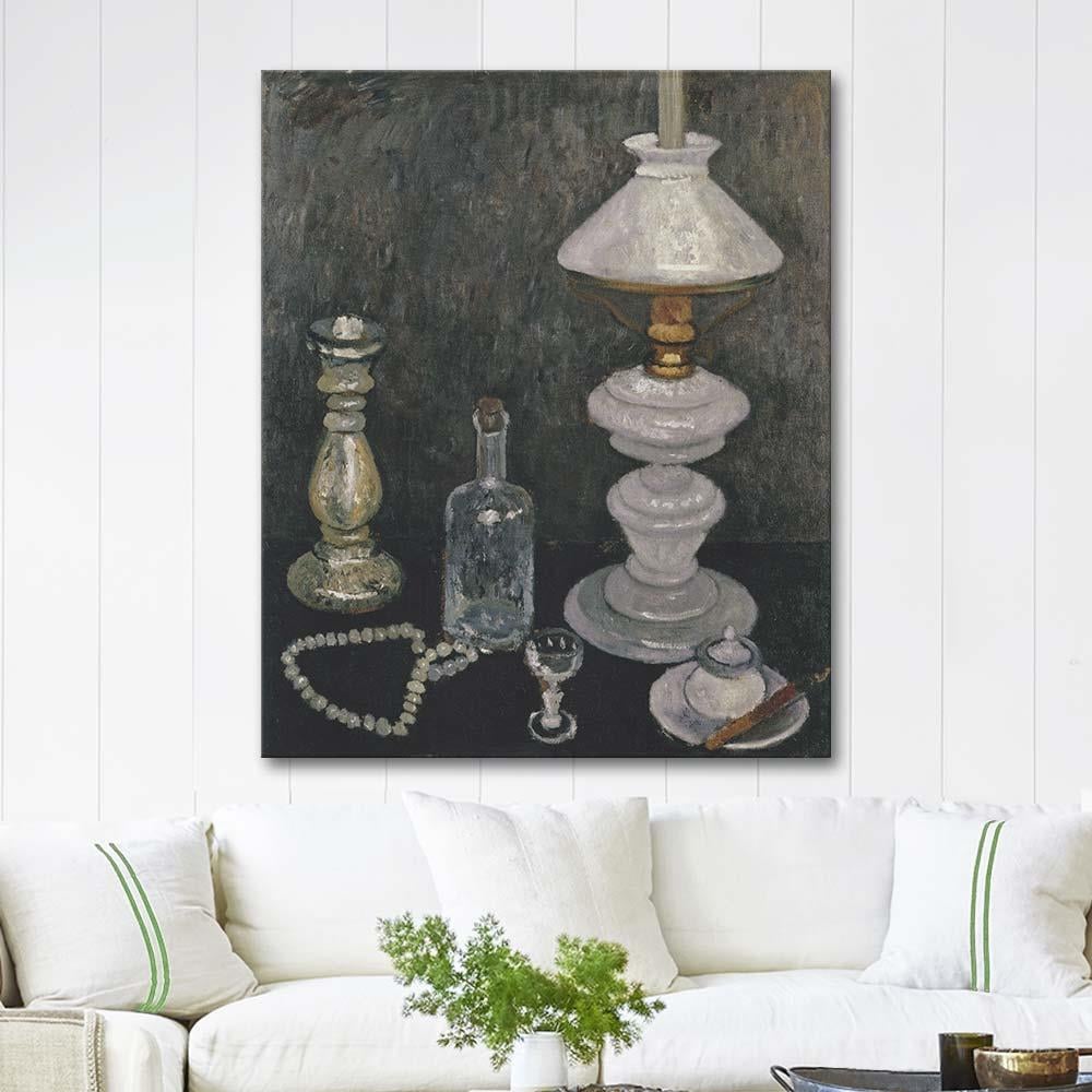 Paula Modersohn Becker Stillleben mit Gaslampe Art Print