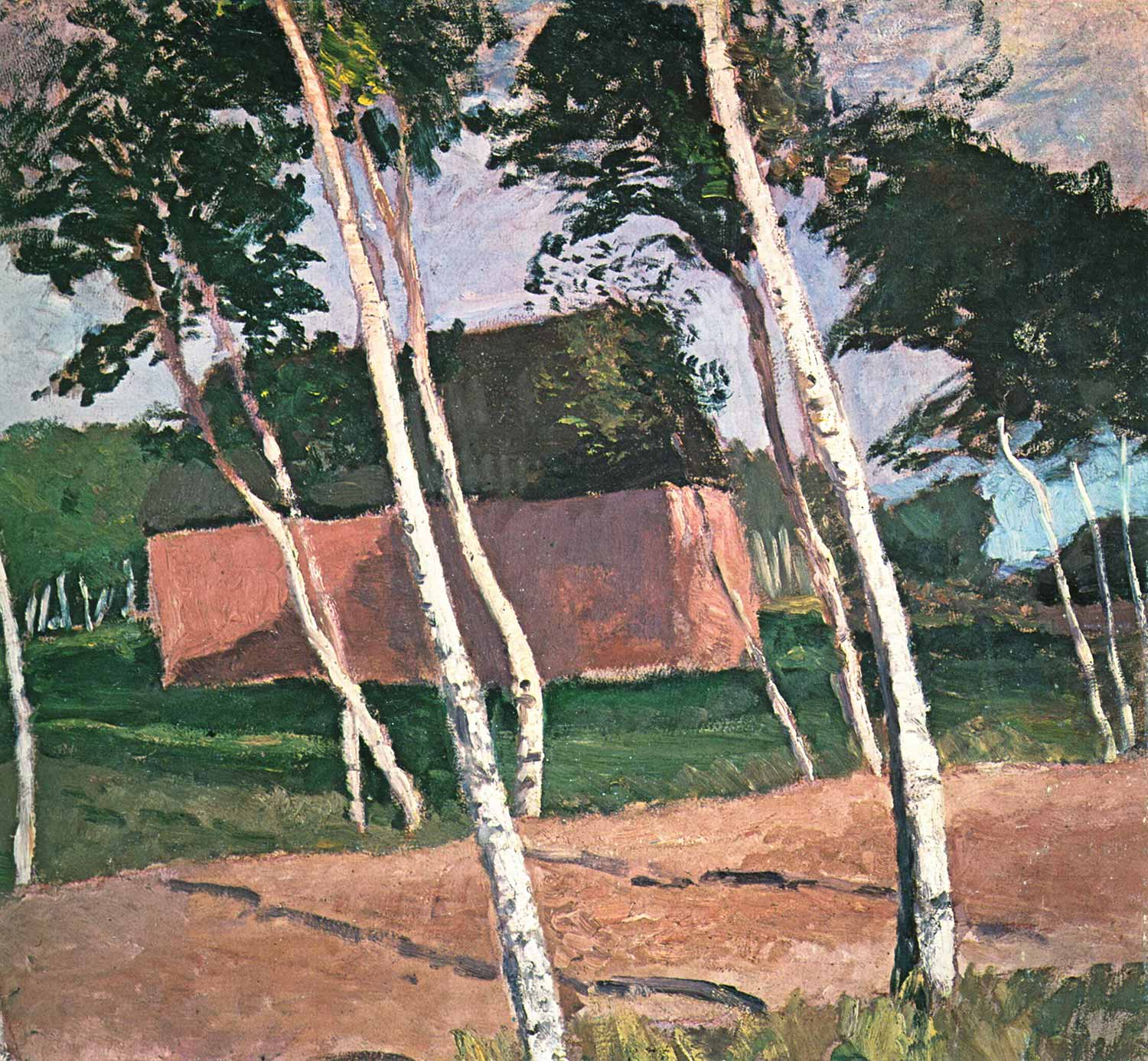 Paula Modersohn Becker Worpsweder Manzarası Kanvas Tablo