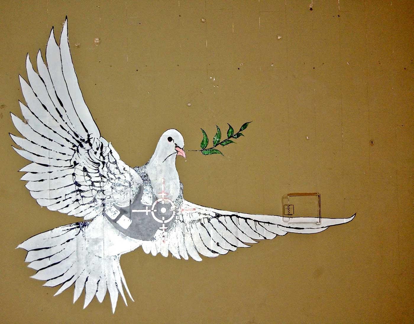 Banksy Barış Özlemi Kanvas Tablo