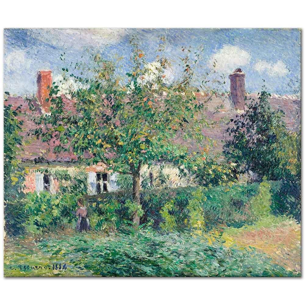 Peasant House at Eragny by Camille Pissarro as Art Print