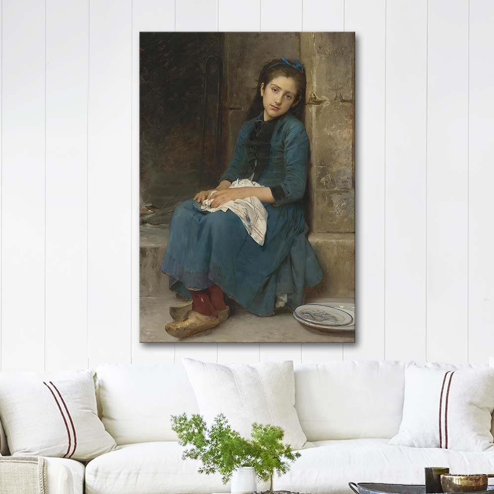 Léon Bazille Perrault Dalgın Kız, Masumiyet Kanvas Tablo