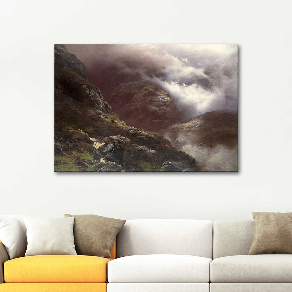 Peter Graham After the Massacre of Glencoe Art Print
