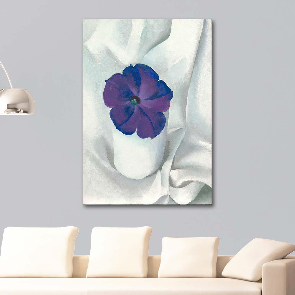 Georgia O'Keeffe Petunya Kanvas Tablo
