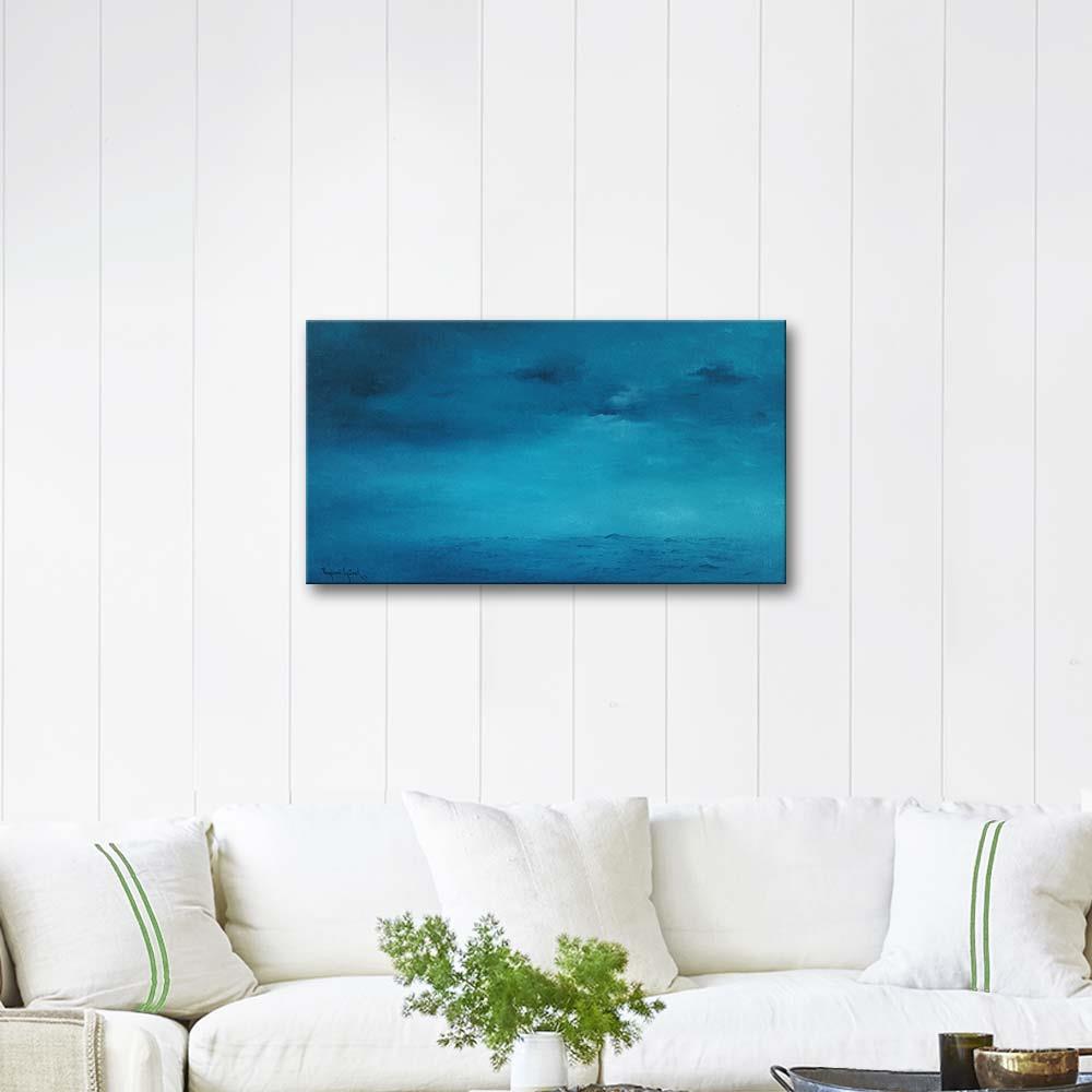 Peyami Gürel Açık Deniz Yağlı Boya Tablo